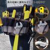 Waist Bag, Tool Bag, Tool Belt Suspenders, Work Bag with 18 Bags / For Framers, Carpenters, and Electricians / 1200D Ballistic Nylon