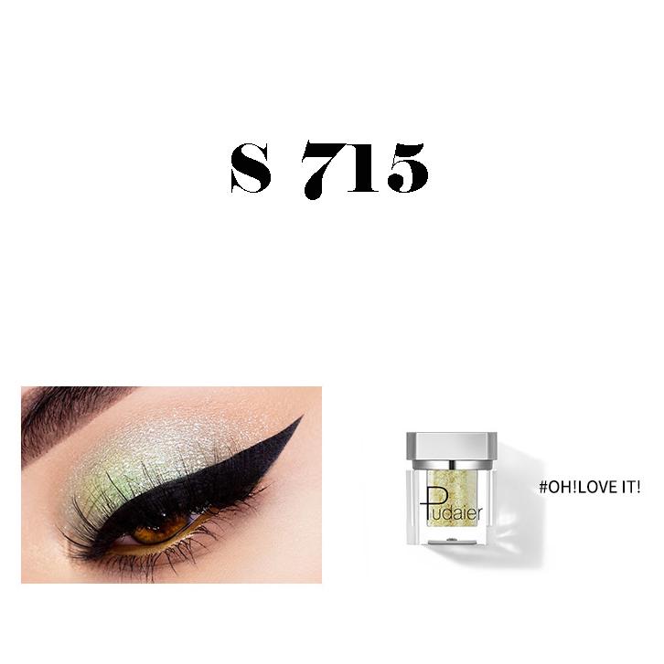 Pudaier Chameleon Diamond Flash Monochrome Eyeshadow Mermaid Ji Polarized Sequins Mashed Potatoes Brighten