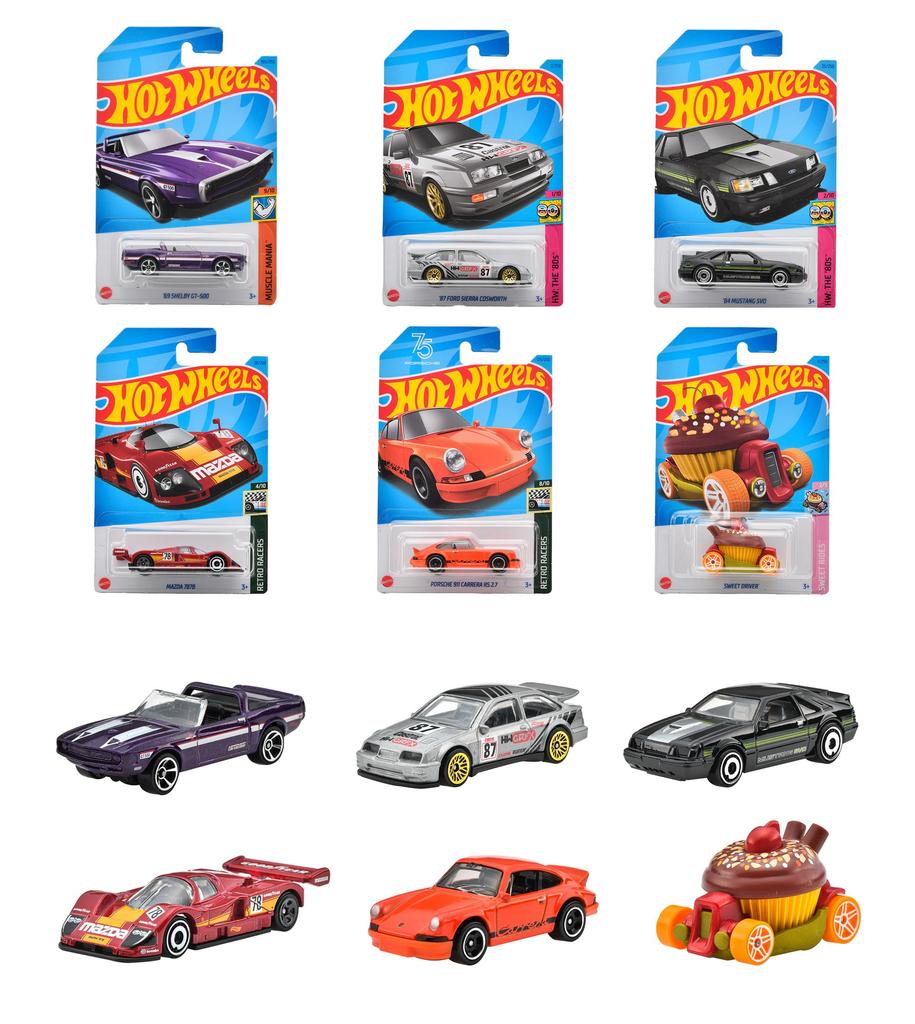 Hot Wheels Basic Car Assortment мини-машины, проданные в годах и [36 коробок] [3 вверх] 98KK-C4982