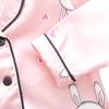 Autumn Baby Kids Girls Boys Long Sleeve Cartoon Rabbit Blouse+Pants Pajamas Sleepwear Set