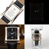 WWOOR Classic Fashion Mens Rectangle Watches Male Gold Brown Leather Quartz Waterproof Wrist Watch