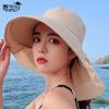 8062 Travel Hat Women's Summer Neck Protection Sun Hat New Arrival Big Brim Fisherman Hat Outdoor Cycling Sun Hat
