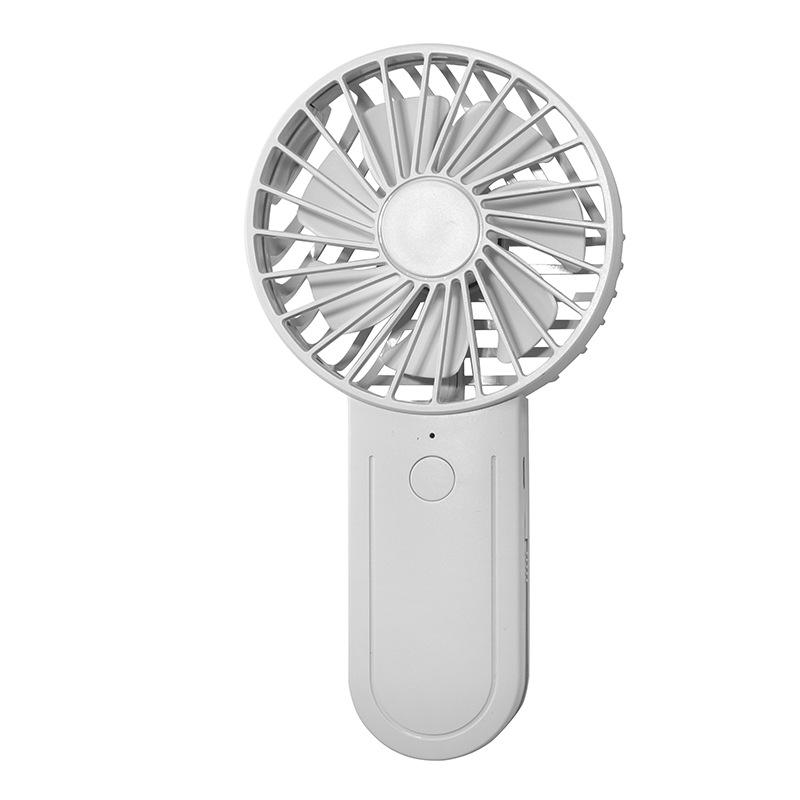 Portable Mini Handheld Fan with Hook - Rechargeable for Outdoor Use