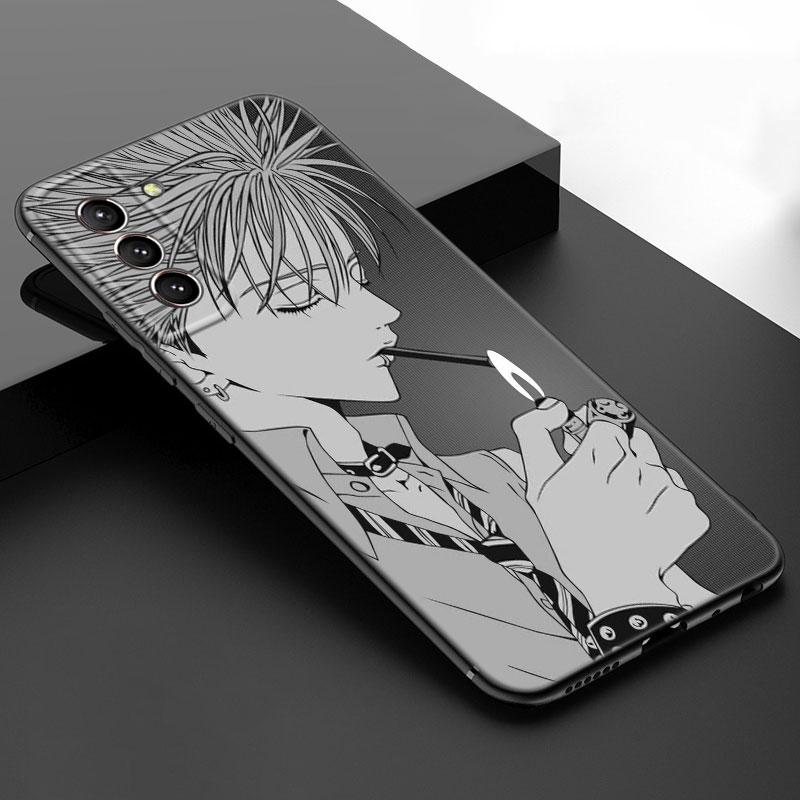 NaNa Osaki аниме черный силиконовый чехол для телефона Samsung Galaxy S23 S21 S20 FE S24 S22 Ultra S10E S10 S9 S8 Plus