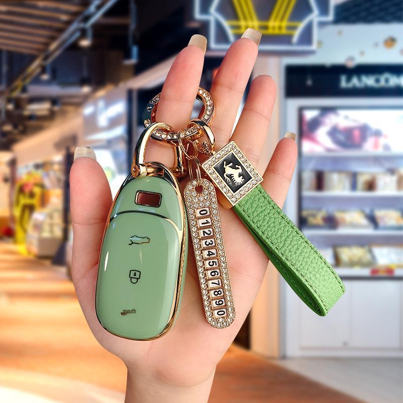 Applicable Ideal Key Case L7 MAX Remote Set: Includes Leather Strap, Buckle Pendant, L8 Protective Shell, L9 TPU Shell Buckle.