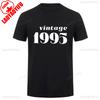 1995 Vintage Style Cotton T Shirt Breathable Retro 90s Short Sleeve New Unisex Round Neck Summer Casual Simple Tee Launched