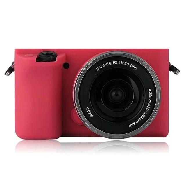 Чехол для Sony Alpha A5100 A5000 A6000 A6100 A6300 A6400, мягкий силиконовый резиновый чехол для камеры, сумка для защиты кожи, защитный корпус