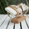 Stylish Jewelry Display Holder Craft from Sturdy Wood and Lint Suitable for Professional and Personalize Collections