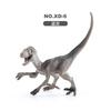 Набор миниатюрных реалистичных фигурок динозавров, включающий различные модели, изготовленные из прочного ПВХ-материала