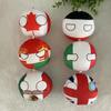 Christmas Gifts  Country Ball Plushies 10Cm Polandball Pendant Country Flag Balls Countryball Stuffed Doll