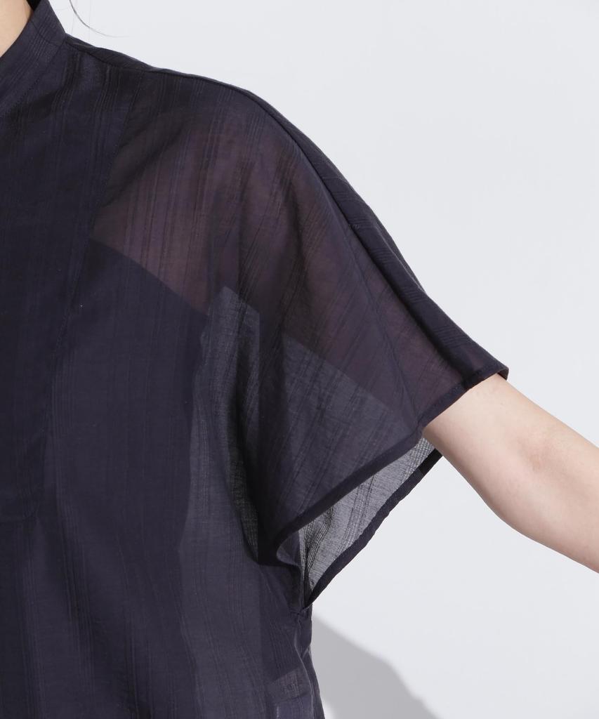 Nano Universe Poncho Design Size F Women's Shirt, 120, Navy, 669-5121311