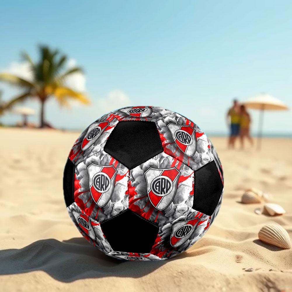 1pc River Plate Soccer Ball Size 5 Indoor Soccer Ball Fashion Colorful Backyard Game - Great For Sports Fans Gift HE99