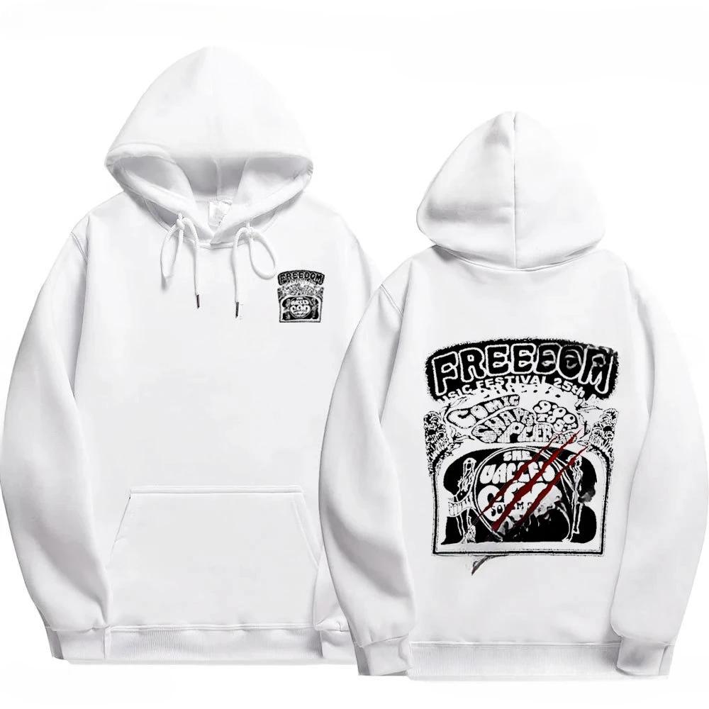 Simon Henriksson designed a printed men's high-quality hooded sweatshirt with pockets for autumn and winter, featuring an American retro street style.