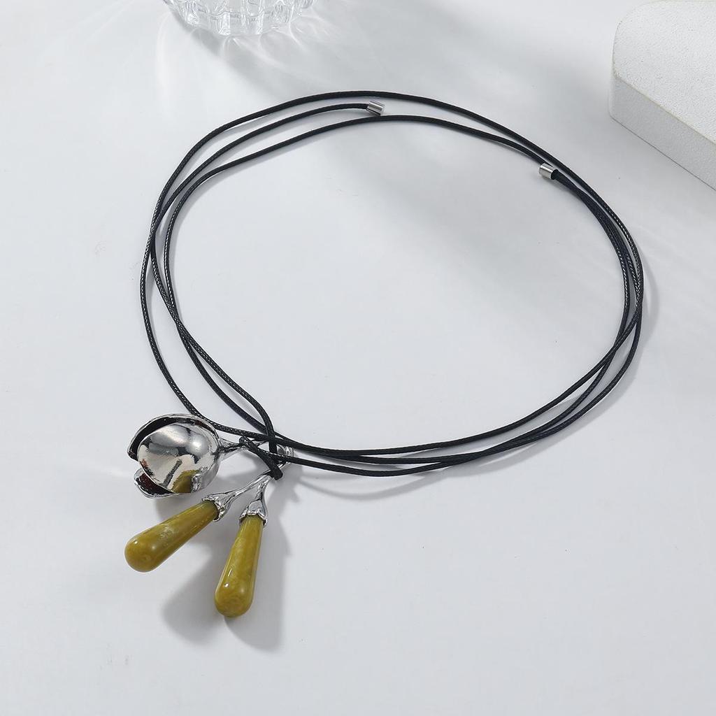 Z New Long Retro Bell Necklace Sweater: Autumn & Winter Accessory