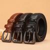 Pin Buckle Leather Cowhide Belt Women'S Decoration Casual Denim Retro Belt Niche Belt Women'S Clearance