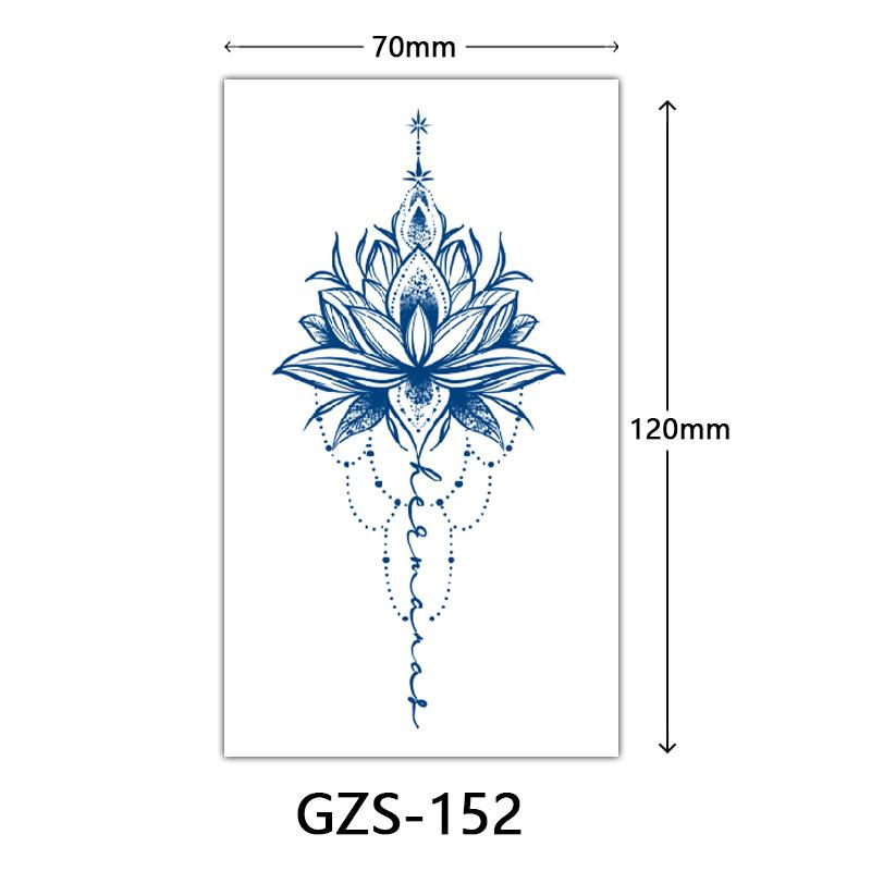 Травяная тату-наклейка, Тату-наклейка соком на тыльную сторону руки, Полуперманентная тату-наклейка, Водостойкая тату