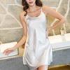 Women's Nightgown Nightwear Lingerie Sleepwear Plus Size Strap Nightdress Loose Dress Sexy