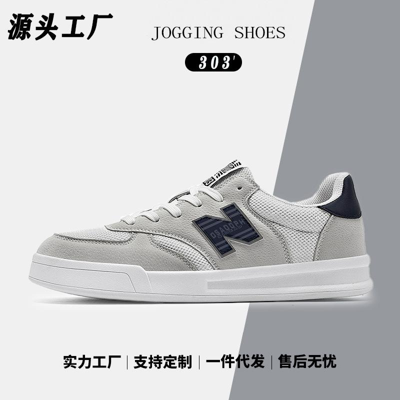 Shoes men's nb spring and autumn cool running sports and leisure board shoes little white shoes couple shoes