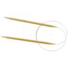 Circular Knitting Needles - Unspecified - No. 5.5 - 40 Cm - Bamboo - White