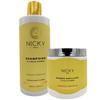 Nicky Paris - Набор шампуня и маски с маслом арганы - 