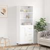 VidaXL Highboard White 69.5x34x180 Cm Engineered Wood 3189997