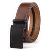 PULO Alloy Automatic Buckle Fashionable Men's Genuine Leather Belt High-end Simple Belt