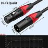 Кабель XLR папа - XLR мама Для профессиональной записи Удлинитель Сбалансированный XLR Микшер Динамик Усилитель Линия для живого микрофона