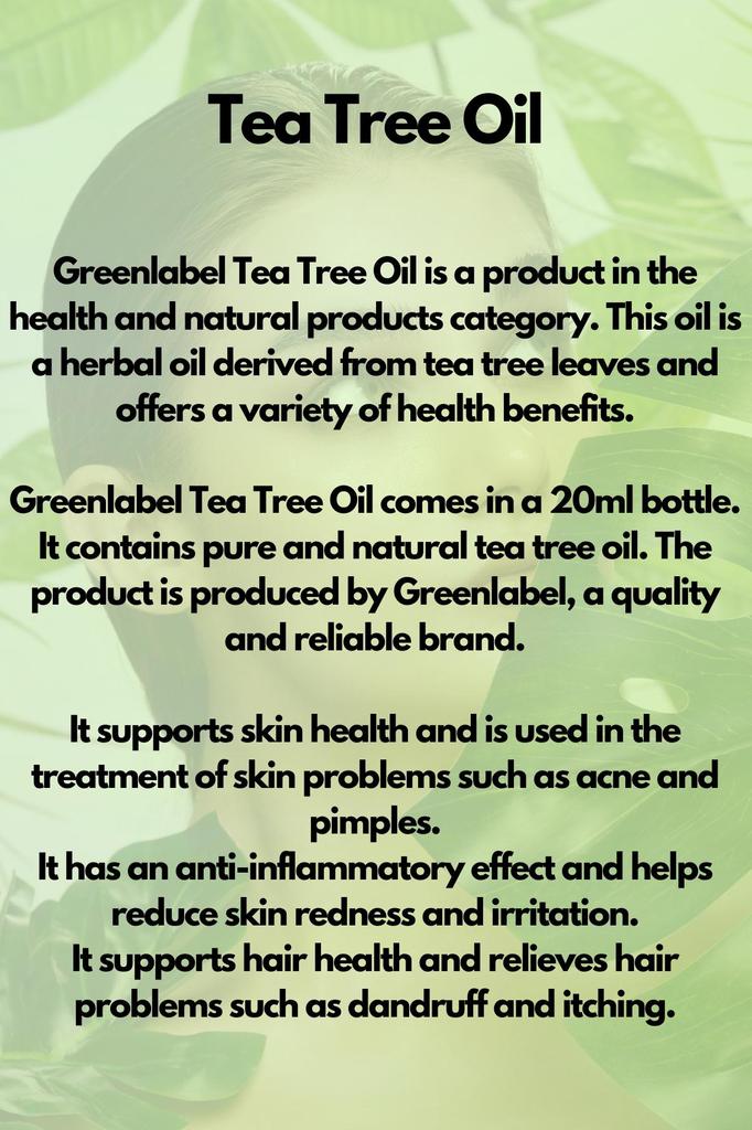 Greenlabel Tea Tree Oil 20 Ml.