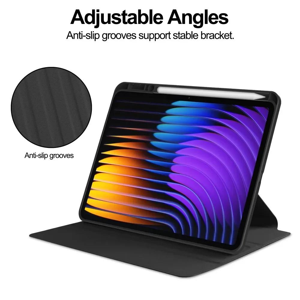Чехол с поворотом на 360° для Pad 7 Чехол для Coque Pad 7 Pro Mi Pad 7 Чехол для планшета 11.2" с держателем для карандаша