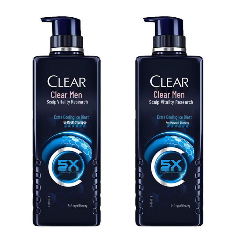 CLEAR Men's Anti-Dandruff Cooling Ice Shampoo