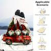 1pc Christmas Gnomes Blanket for Sofa Bed Soft and Light Bedding Ideal for Picnics, All-Season Christmas Outdoor Decor Accessories-c0803005