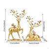 2 Deer Sculptures for Decorative Use In Living Spaces
