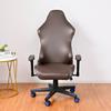 Waterproof PU Leather Slip Covers  Game Chair Cover Office Elastic Chair Monochrome Armchair Cover Computer Chair Learning Game Room