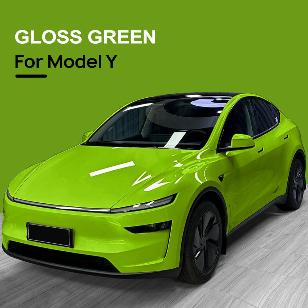 Car Vinyl Film PET Wrap Film Air Release Waterproof Auto Body Decor Accessories For Tesla Model Y 2017-2025 Juniper 2025-2026