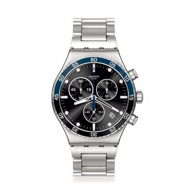 Новые часы Irony Chrono Dark YVS507G, Синие, Серые,