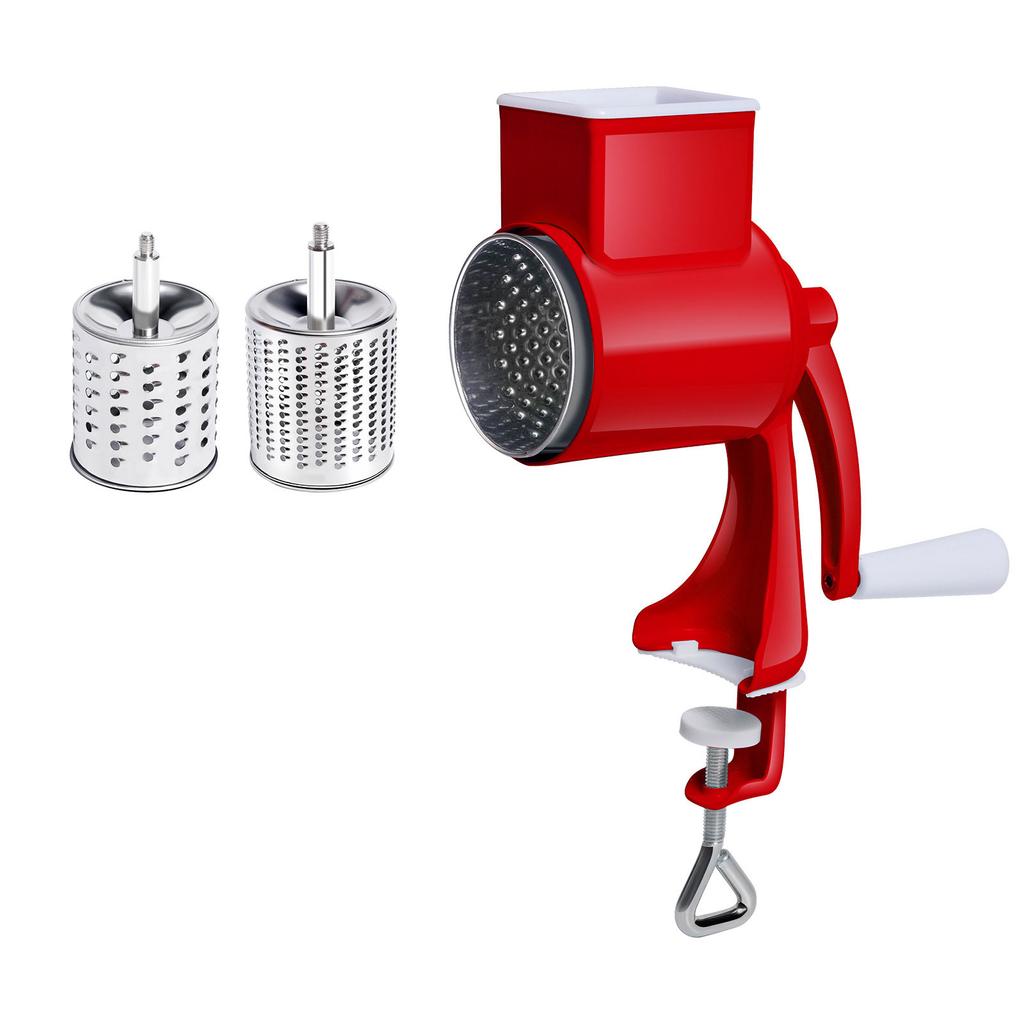 Nut Mill with Drum Multifunctional Grinding Tool Practical Nut Grinder Handy Food GradChopper Hand-Crank Shredder