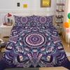 3D Mandala Printing Comforter Cover Set Double Size Polyester Duvet Cover Fashion Highend Home Bedclothes