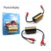 Noise Isolator For Car Audio, Speaker Signals Noise Filter, Audio Hum Eliminator, Noise Suppressor Reducer, Ground Loop Isolator