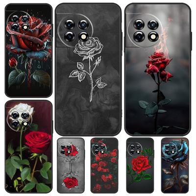 Чехол с цветочным узором Rose Flower для OnePlus 10 Pro 8 9 11 8T 9R 9RT 10T OnePlus Nord 2T 2 CE 3 Lite N30 N20 N10 Cover