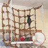 Climbing Training Swing Parrot Hanging Rope Ladder Climbing Rope Net Hammock