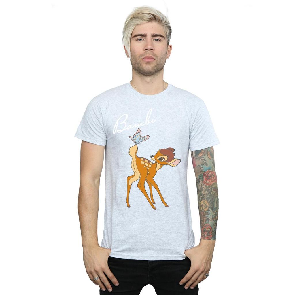 Disney Mens Bambi Butterfly Tail T-Shirt