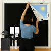PROTEALL Blackout Blackout Cloth for Window Heat Heat UV Easy To Protects Against Sun and Western Easy To Ultra Blackout Glass Sheet, Glass,
