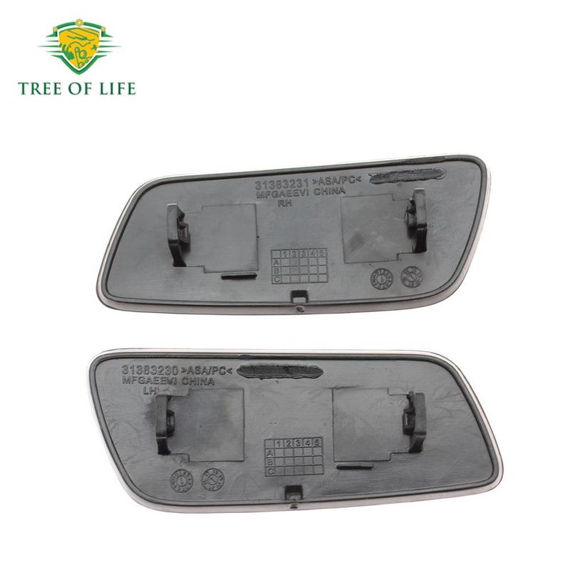 For Volvo S90 V90 2017 2018 Front Bumper HeadLight Lamp Washer Spray Cleaning Actuator Cover Cap 39839830 39839842 31383231