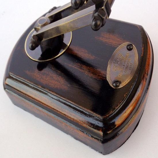 Увеличительное стекло из латуни Морской декор стола Лупа Офисный декор