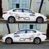 Креативная автомобильная наклейка с геометрической фигурой, водонепроницаемая, износостойкая