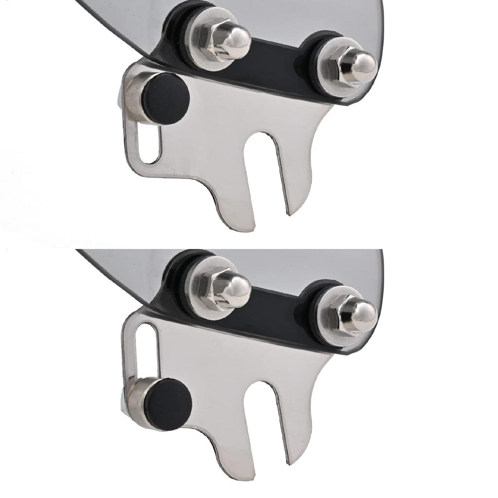 GIVI Мотоциклетный Универсальный Кронштейн A210 Маленький 90115 Ветровое стекло, (Крепление фары), Полудымчатый, Ветровое стекло,