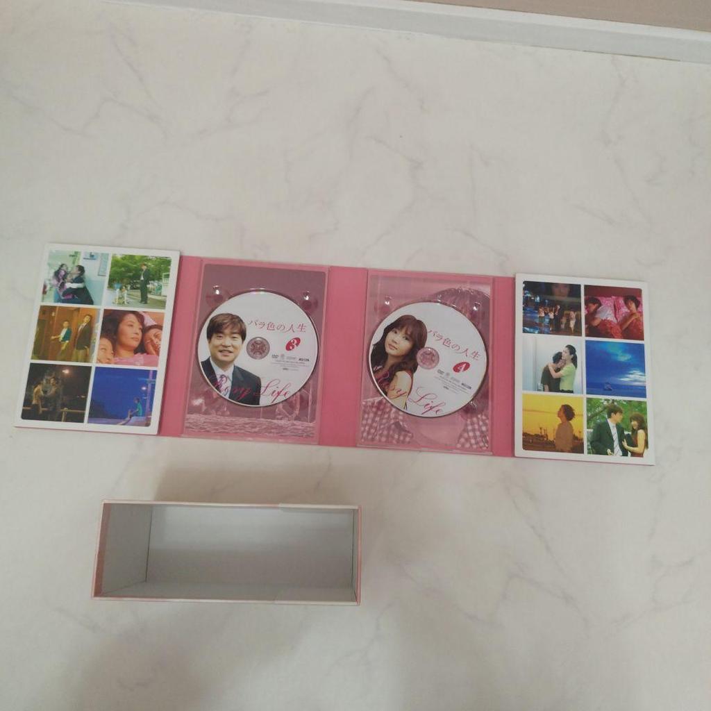 [USED] Rare Item: Rose-Colored Life DVD-BOX I & II Korean Drama Choi Jin-sil