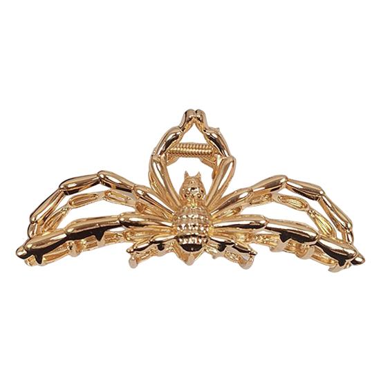 Хэллоуин Заколка для волос Черная Паутина Скелет Рука Форма Летучей мыши Зажим для волос Нескользящие зубцы Затылок Акула Зажим для волос Аксессуар для укладки