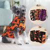Зимняя теплая куртка для собак средних и маленьких пород, кошек с D-образным кольцом, ветрозащитная, одежда для щенков с принтом тыквы на Хэллоуин, шнауцер, чихуахуа