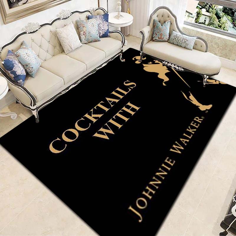 Ковер и коврик J-Johnnie W-Walker виски современный бар гостиная спальня Большая площадь мягкий ковер кабинет прихожая прикроватная противоскользящий коврик